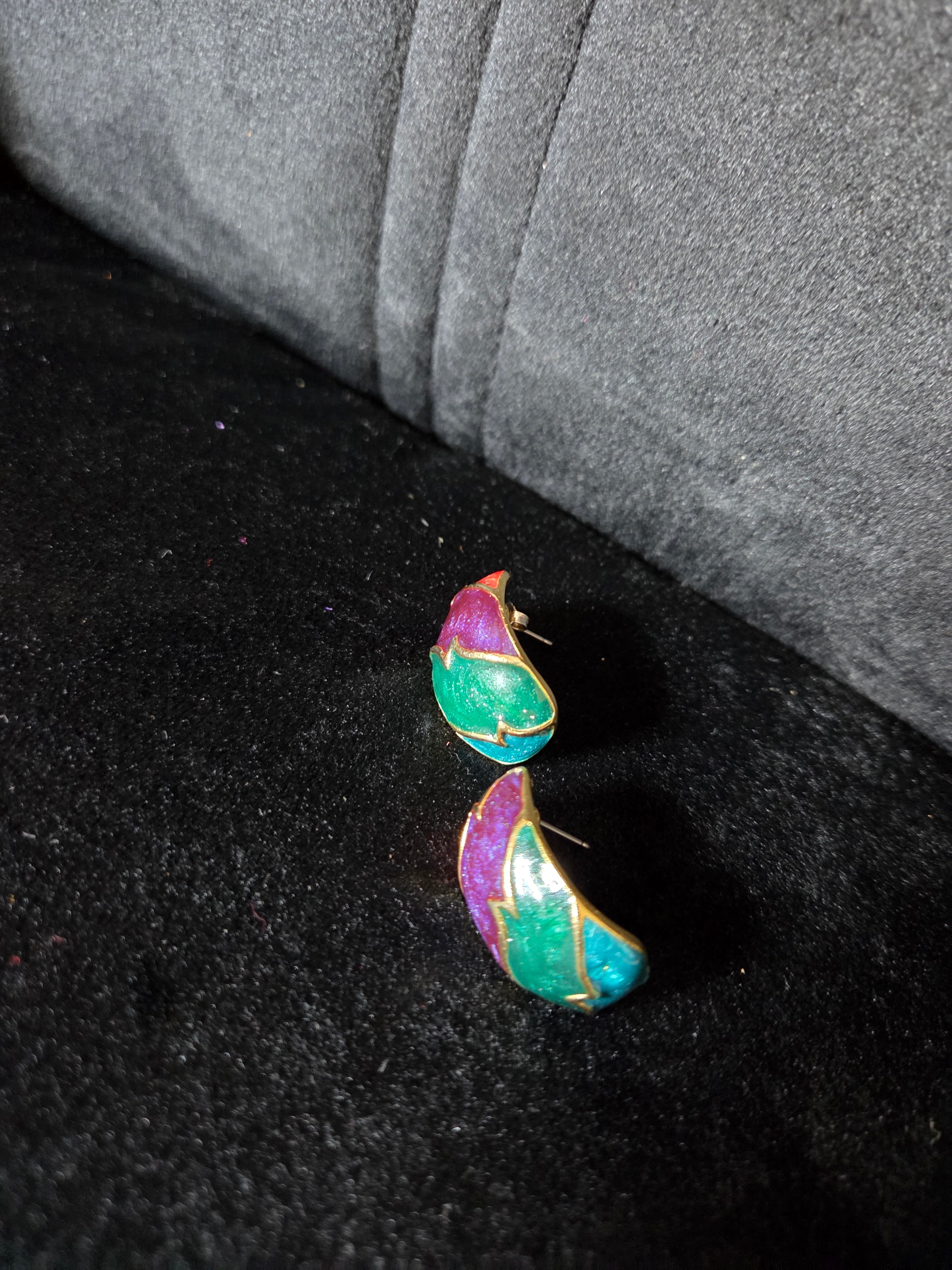 Rainbow Earrings.