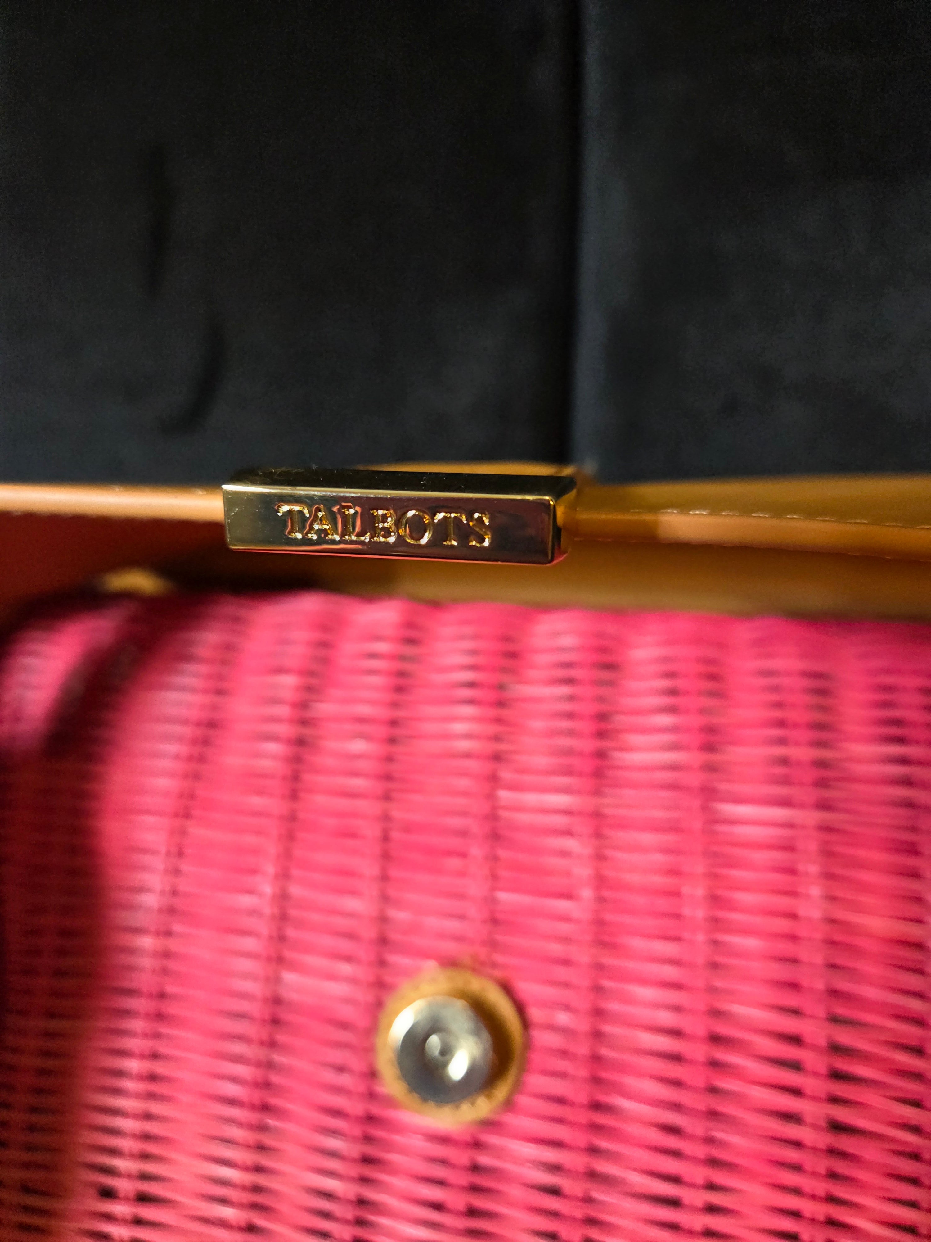 Talbot's Wicker Crossbody Purse