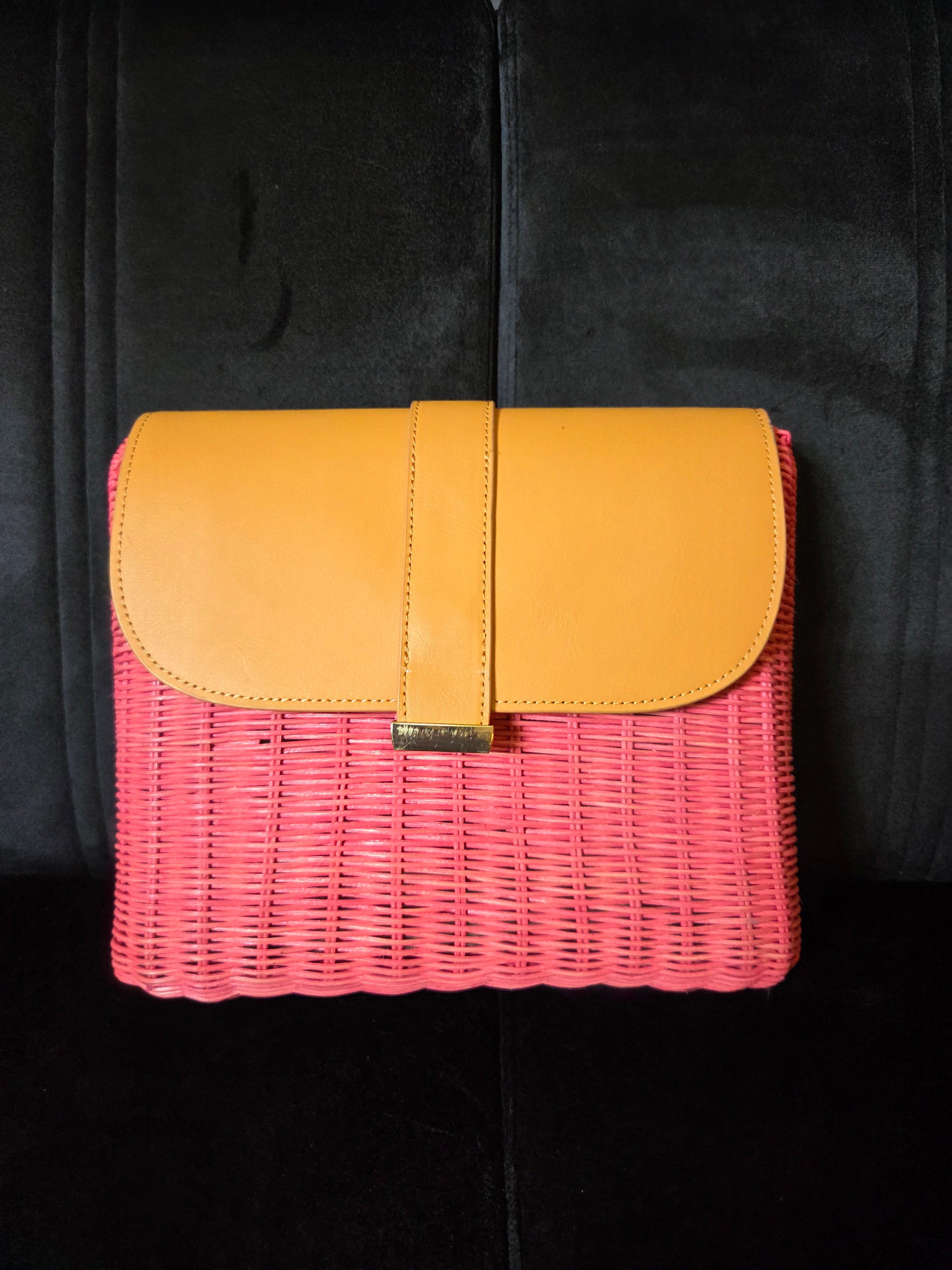 Talbot's Wicker Crossbody Purse