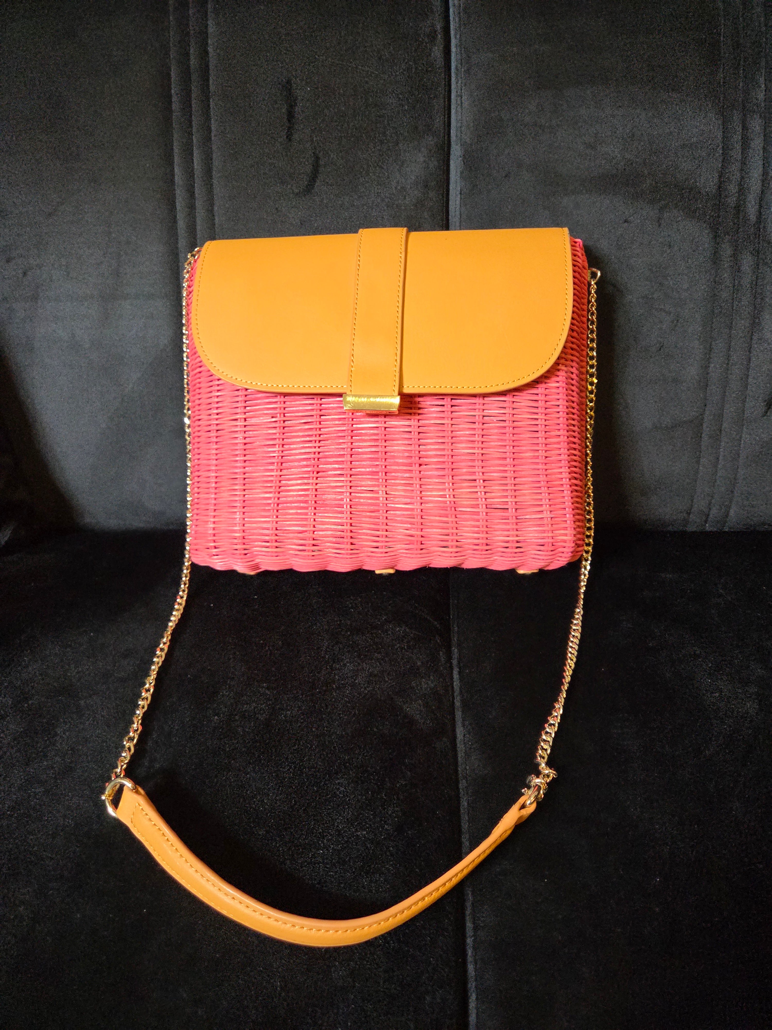 Talbot's Wicker Crossbody Purse