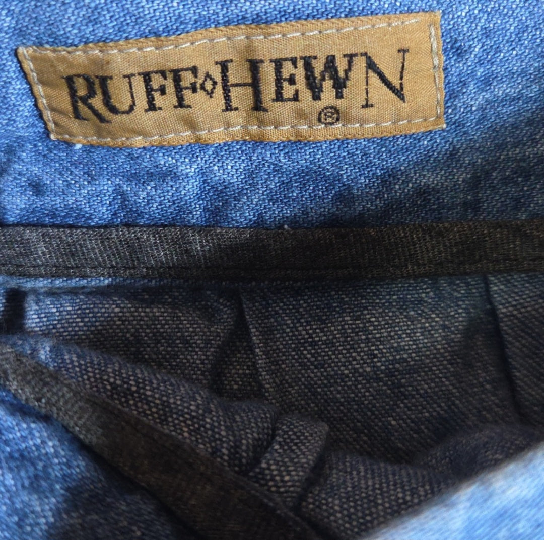 Vintage Denim Maxi Skirt